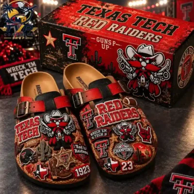 Texas Tech Red Raiders Suede Clogs