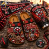 Texas Tech Red Raiders Suede Clogs 6 D4QtG