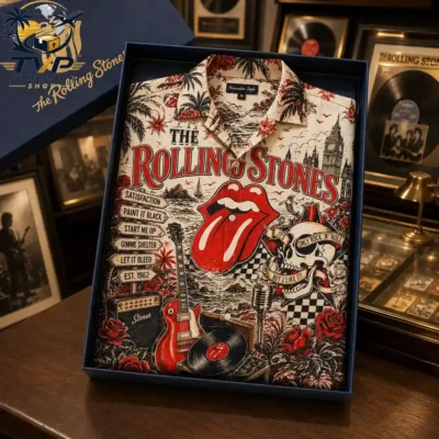 The Rolling Stones Satisfaction 3D Hawaiian Shirt