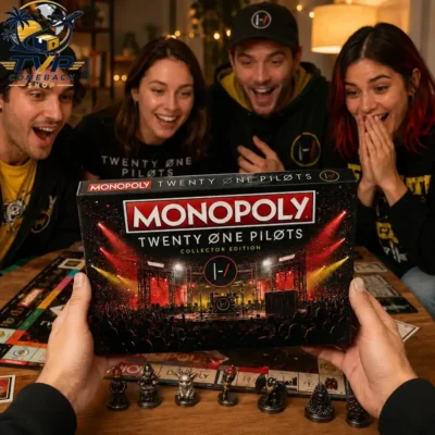 Twenty One Pilots Collector's Edition Monopoly Board Game Twenty One Pilots Collector's Edition Monopoly Board Game