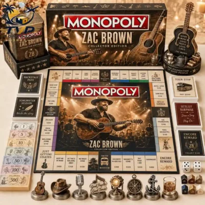 Zac Brown Band Monopoly Collector Edition Monopoly Boar Game